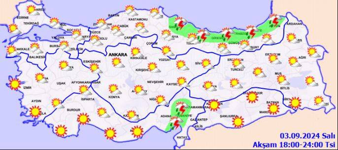 Meteoroloji saat verip 13 ili uyardı! Gök gürleyecek, sağanak vuracak - Resim: 19